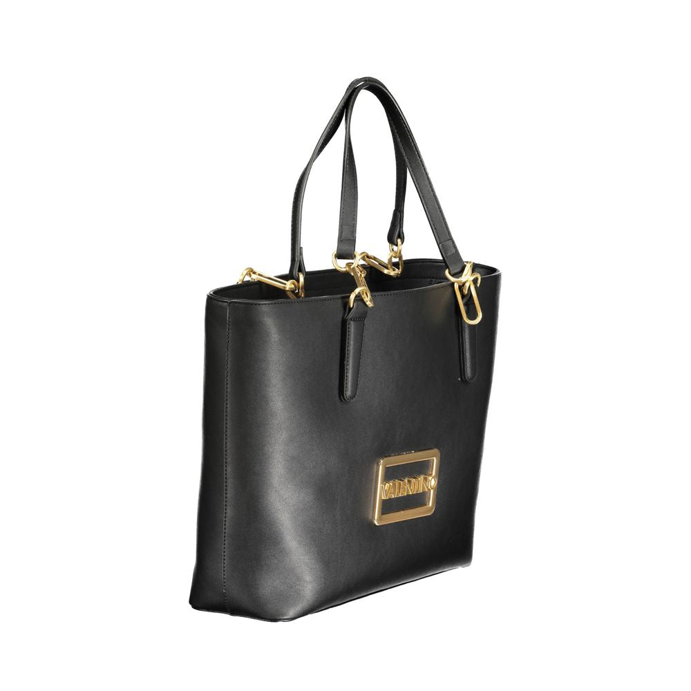 Black Polyethylene Handbag - GlamHub Luxury and Icon Brand Clothing