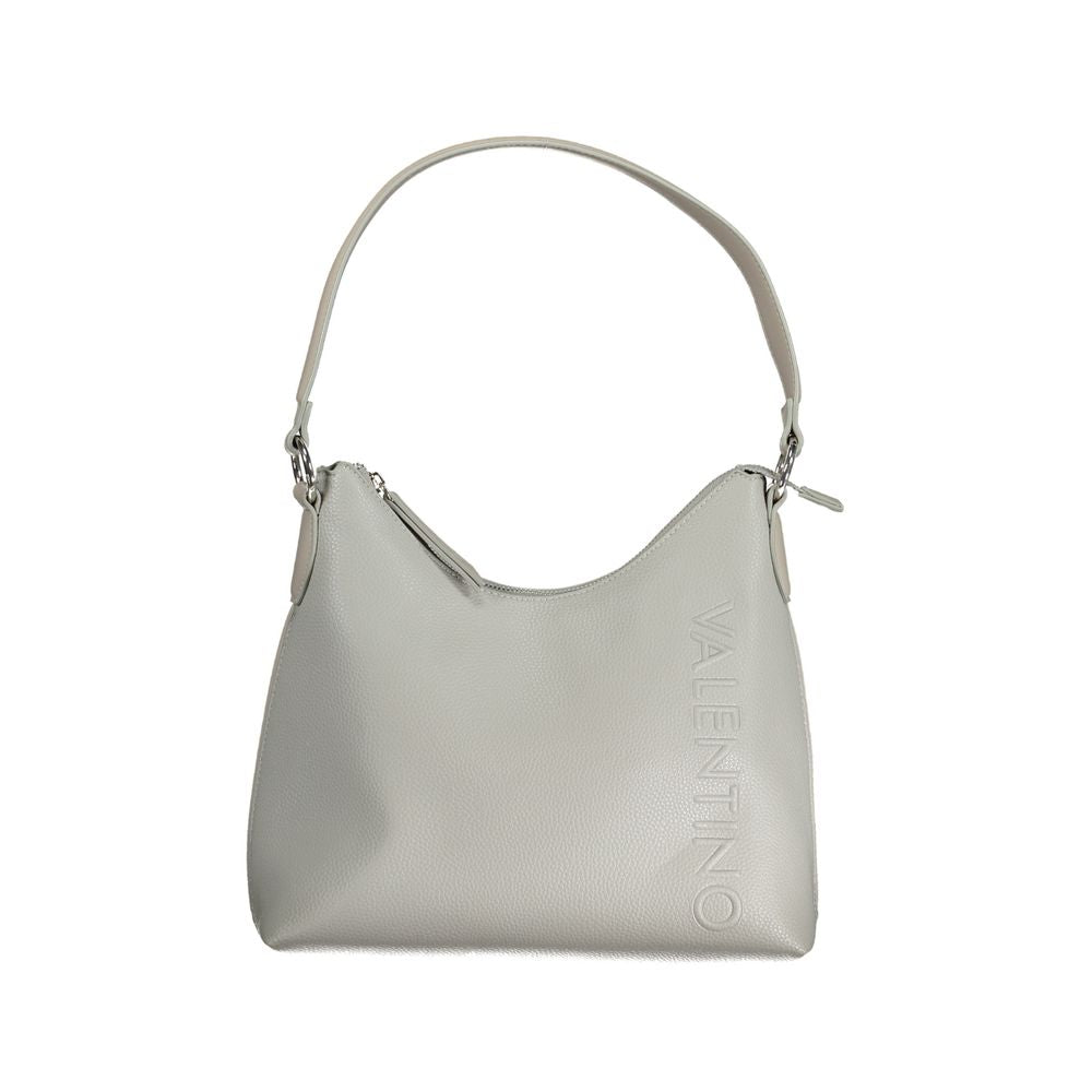 Gray Polyethylene Handbag - GlamHub Luxury and Icon Brand Clothing