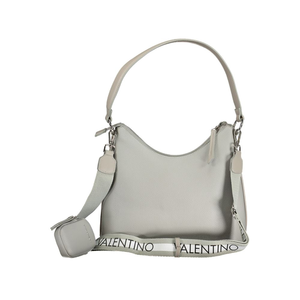 Gray Polyethylene Handbag - GlamHub Luxury and Icon Brand Clothing