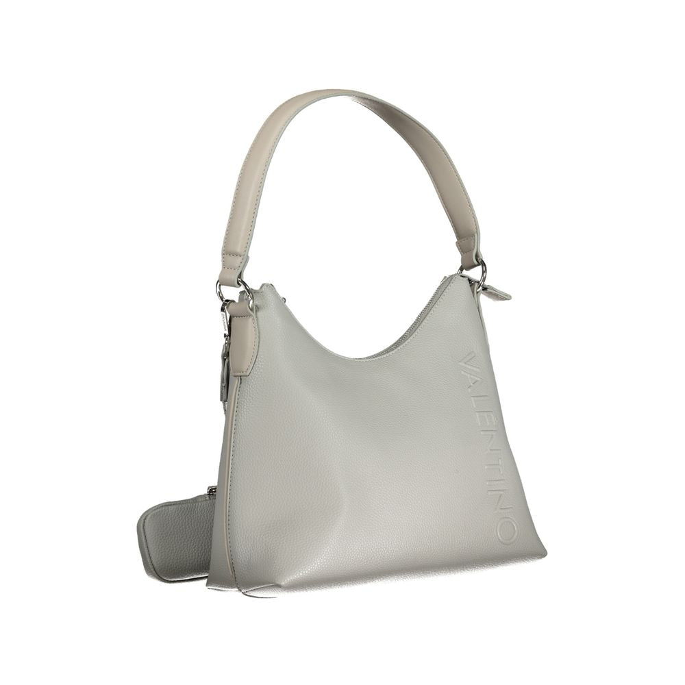 Gray Polyethylene Handbag - GlamHub Luxury and Icon Brand Clothing