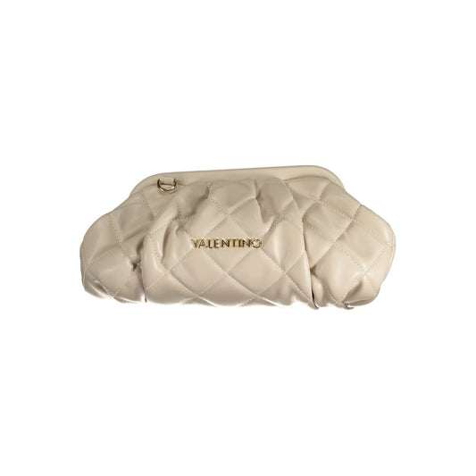 Beige Polyethylene Handbag - GlamHub Luxury and Icon Brand Clothing