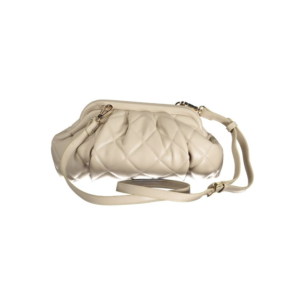 Beige Polyethylene Handbag - GlamHub Luxury and Icon Brand Clothing