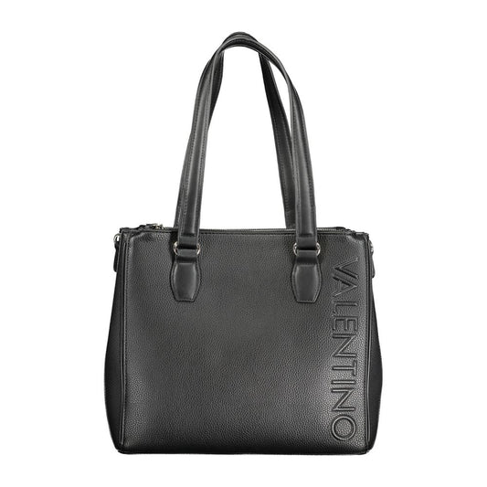 Black Polyethylene Handbag - GlamHub Luxury and Icon Brand Clothing