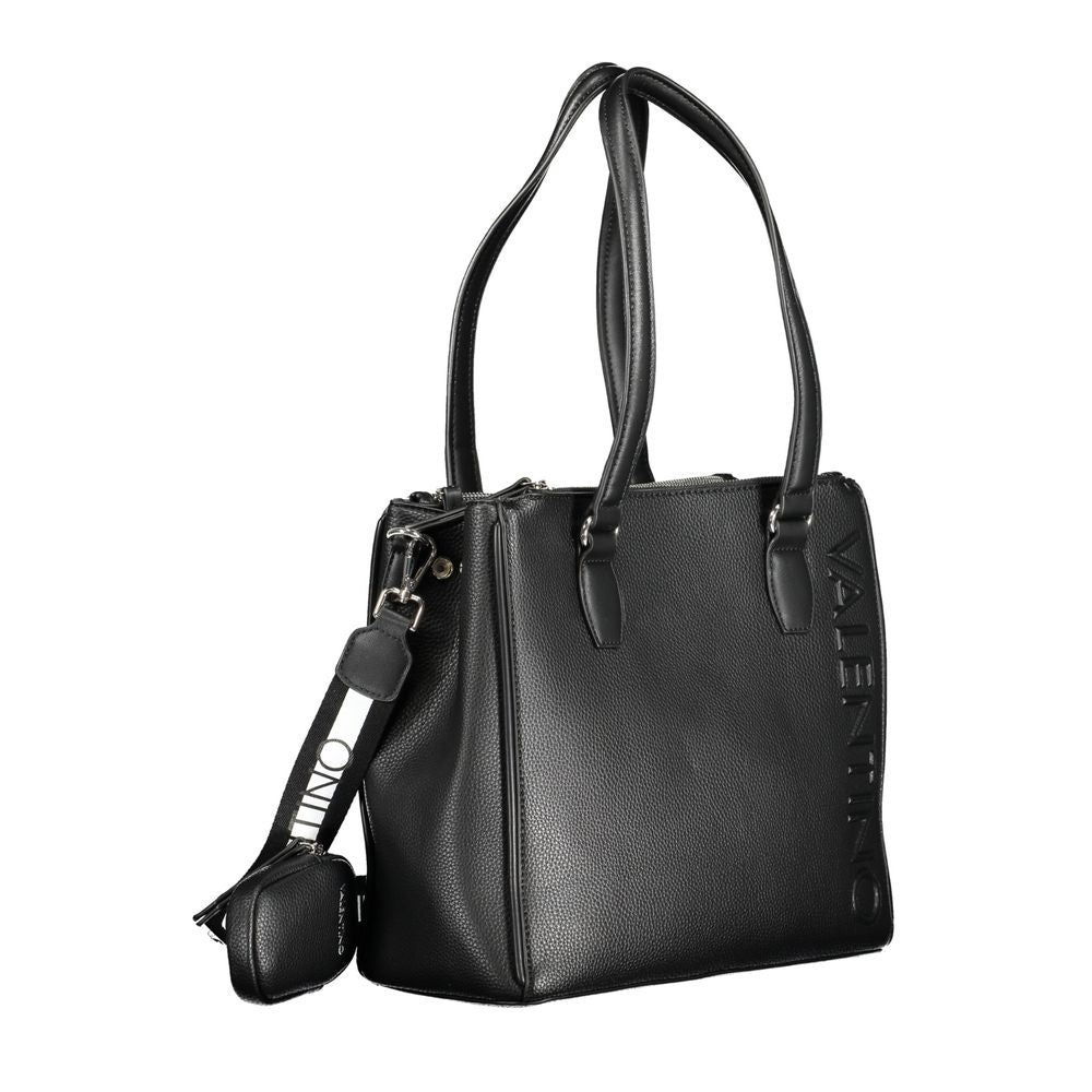 Black Polyethylene Handbag - GlamHub Luxury and Icon Brand Clothing