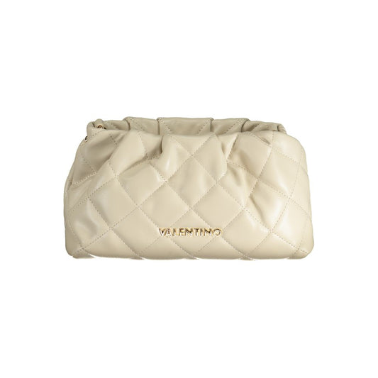 Beige Polyethylene Handbag - GlamHub Luxury and Icon Brand Clothing