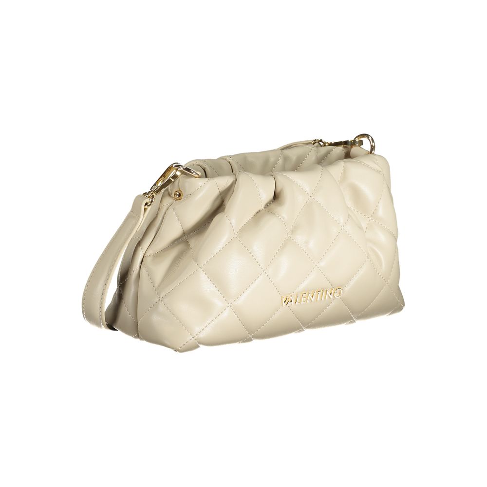 Beige Polyethylene Handbag - GlamHub Luxury and Icon Brand Clothing