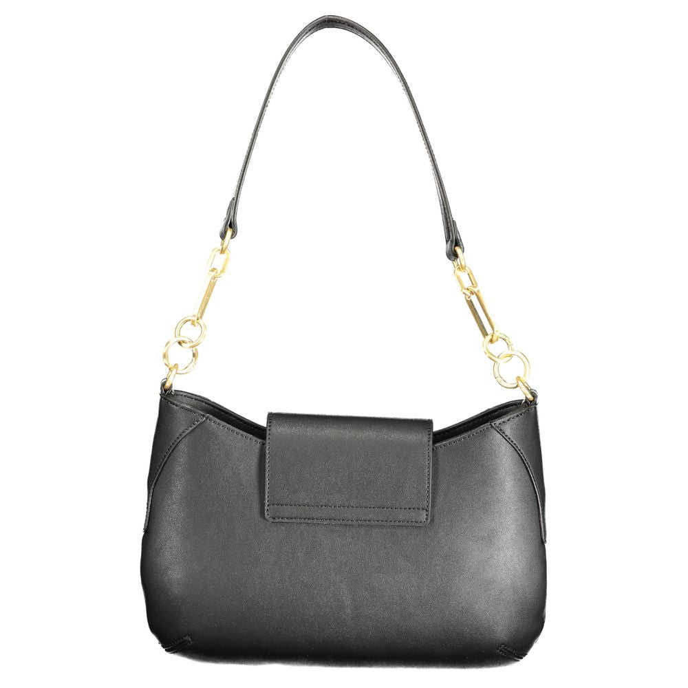 Black Polyethylene Handbag - GlamHub Luxury and Icon Brand Clothing