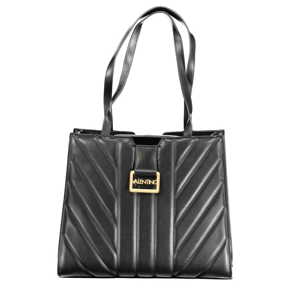 Black Polyethylene Handbag - GlamHub Luxury and Icon Brand Clothing