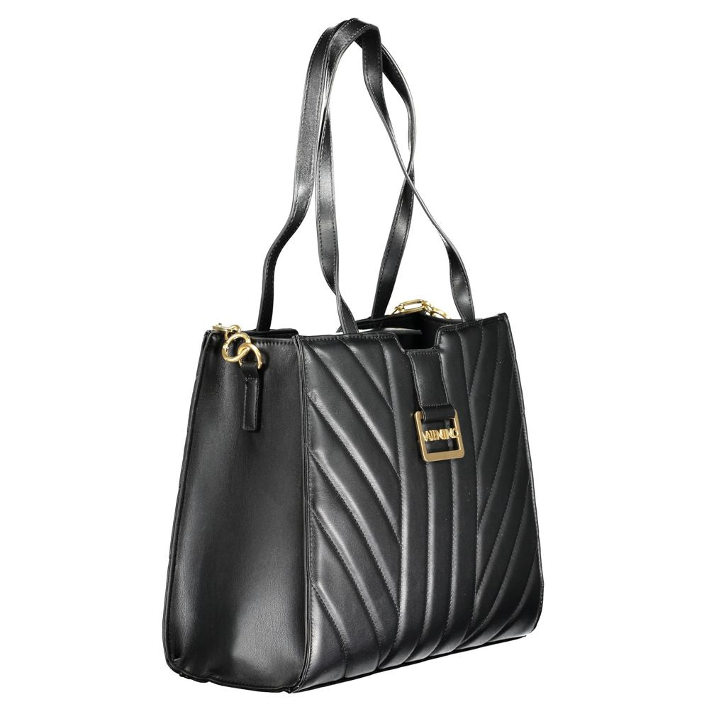 Black Polyethylene Handbag - GlamHub Luxury and Icon Brand Clothing