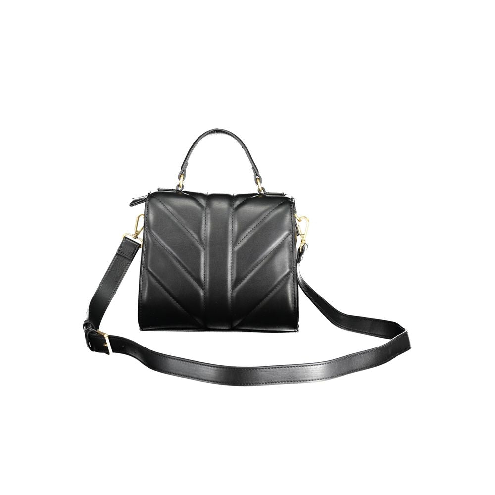 Black Polyethylene Handbag - GlamHub Luxury and Icon Brand Clothing