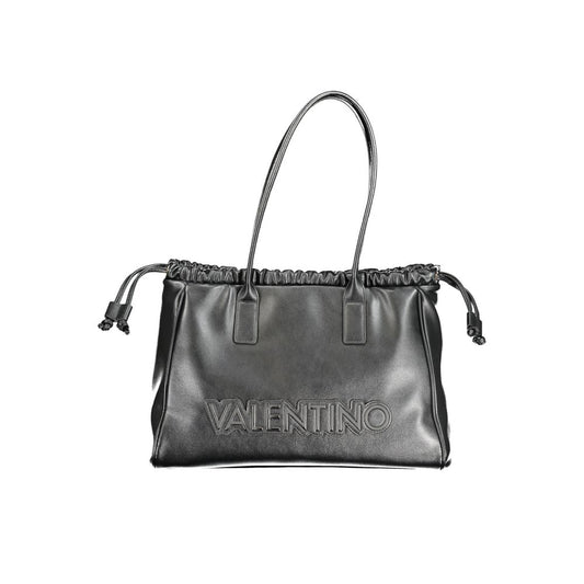 Black Polyethylene Handbag - GlamHub Luxury and Icon Brand Clothing