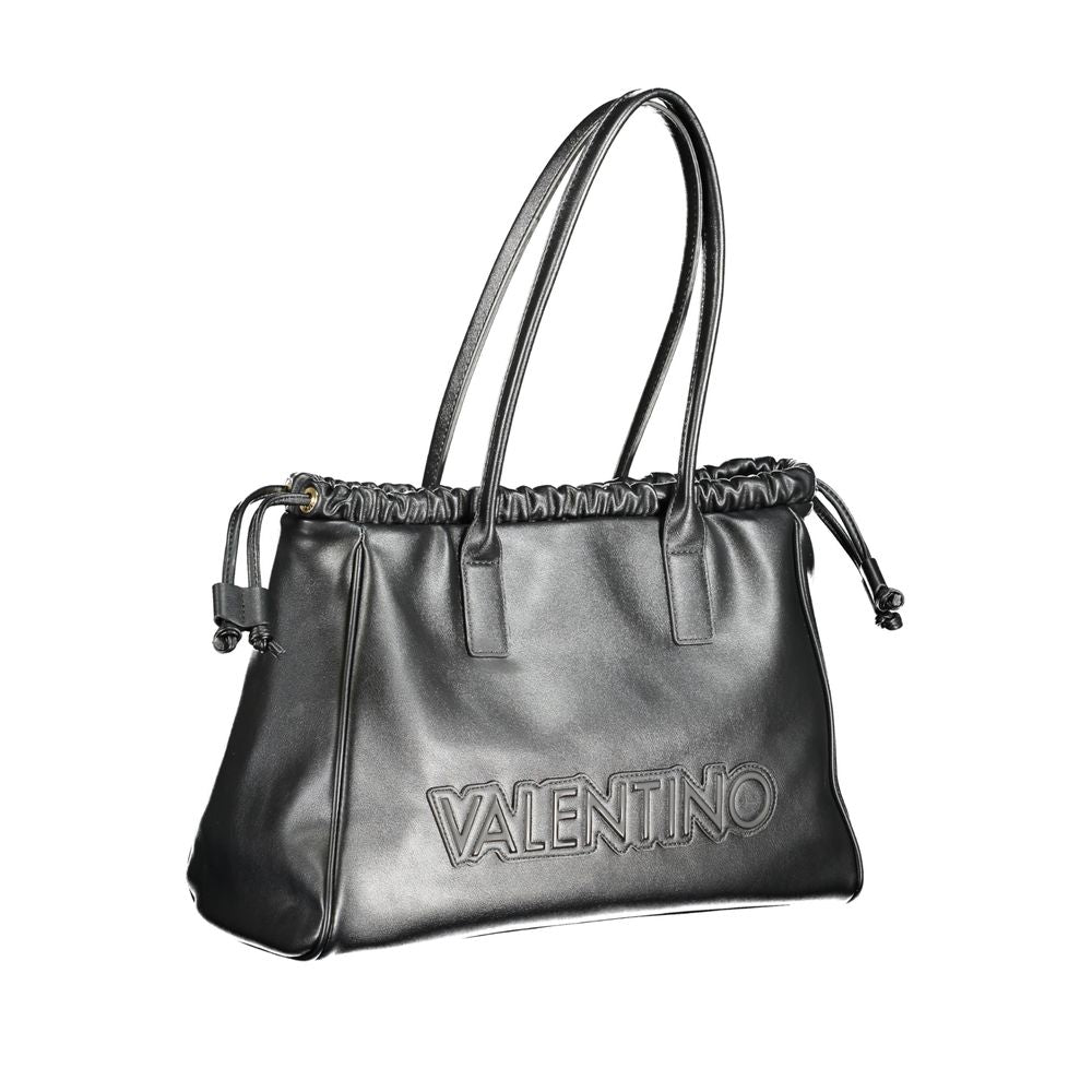 Black Polyethylene Handbag - GlamHub Luxury and Icon Brand Clothing