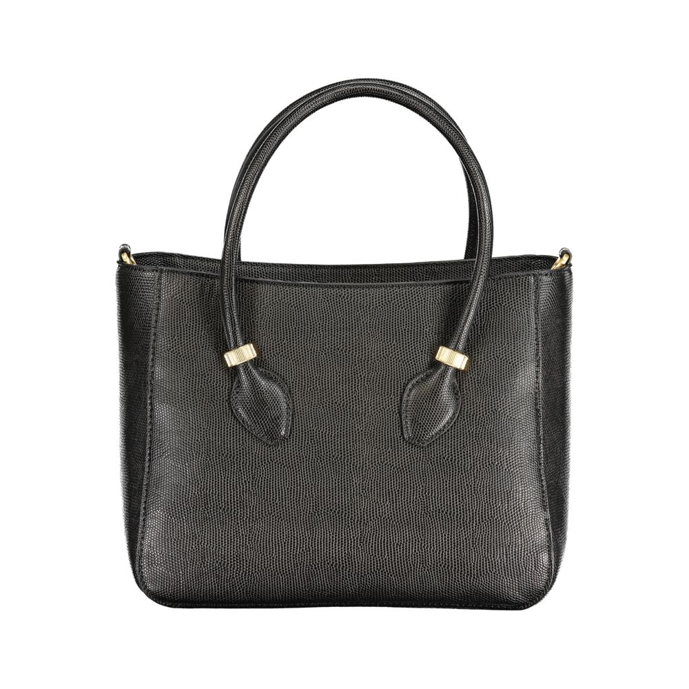 Black Polyethylene Handbag - GlamHub Luxury and Icon Brand Clothing