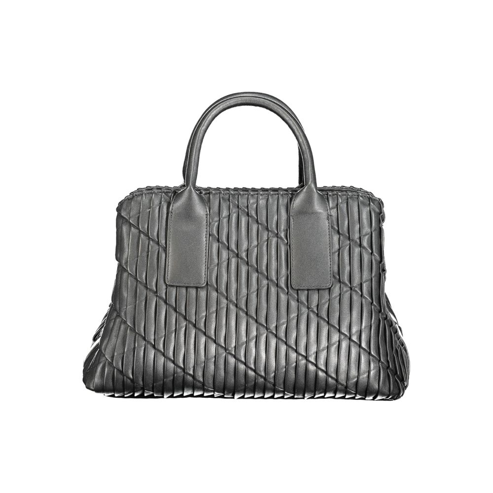 Black Polyethylene Handbag - GlamHub Luxury and Icon Brand Clothing