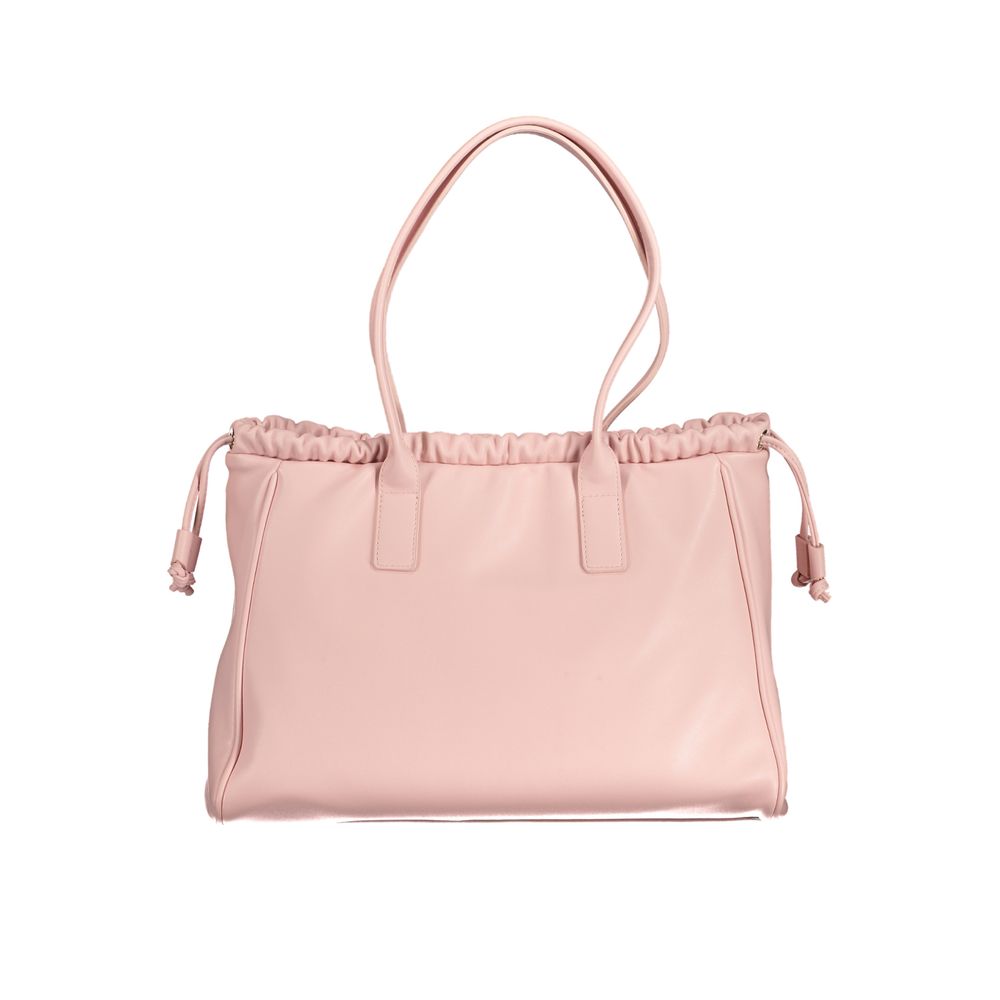 Pink Polyethylene Handbag - GlamHub Luxury and Icon Brand Clothing