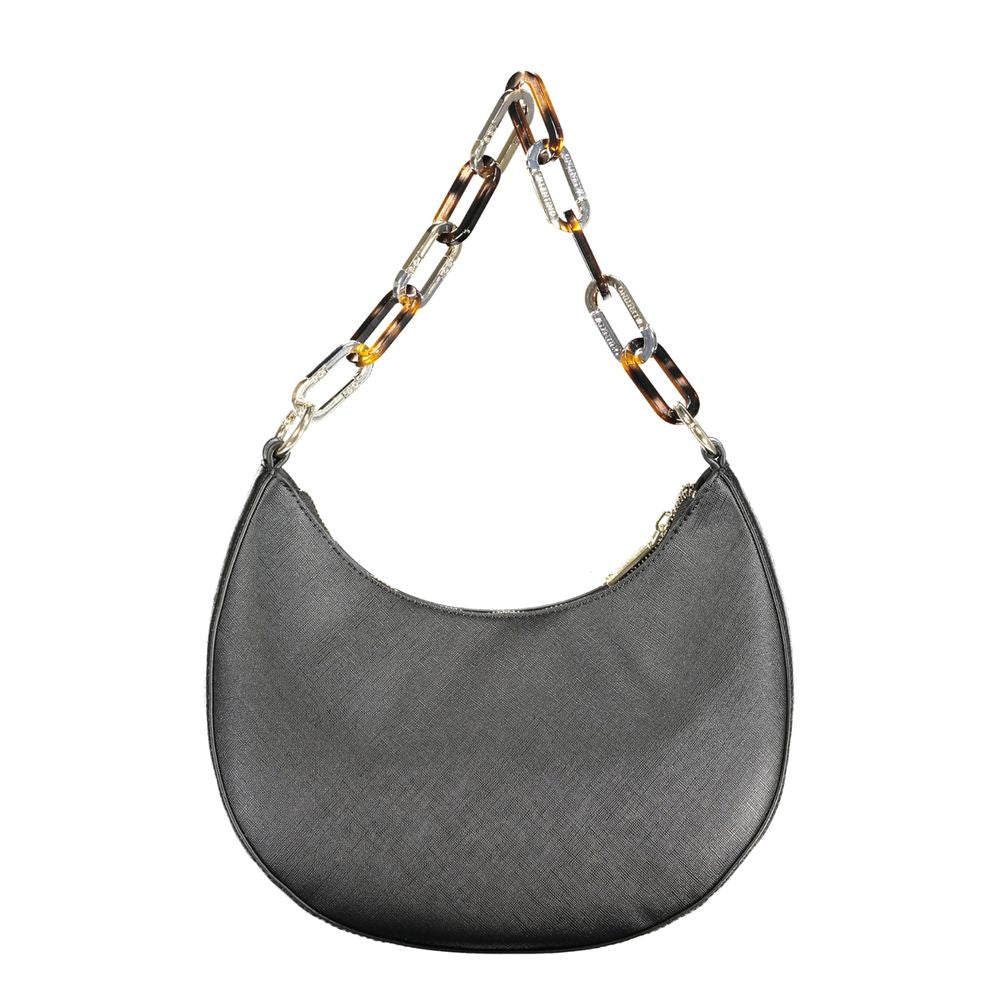 Black Polyethylene Handbag - GlamHub Luxury and Icon Brand Clothing