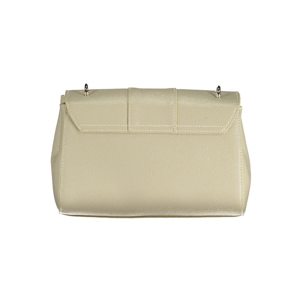 Beige Polyethylene Handbag - GlamHub Luxury and Icon Brand Clothing