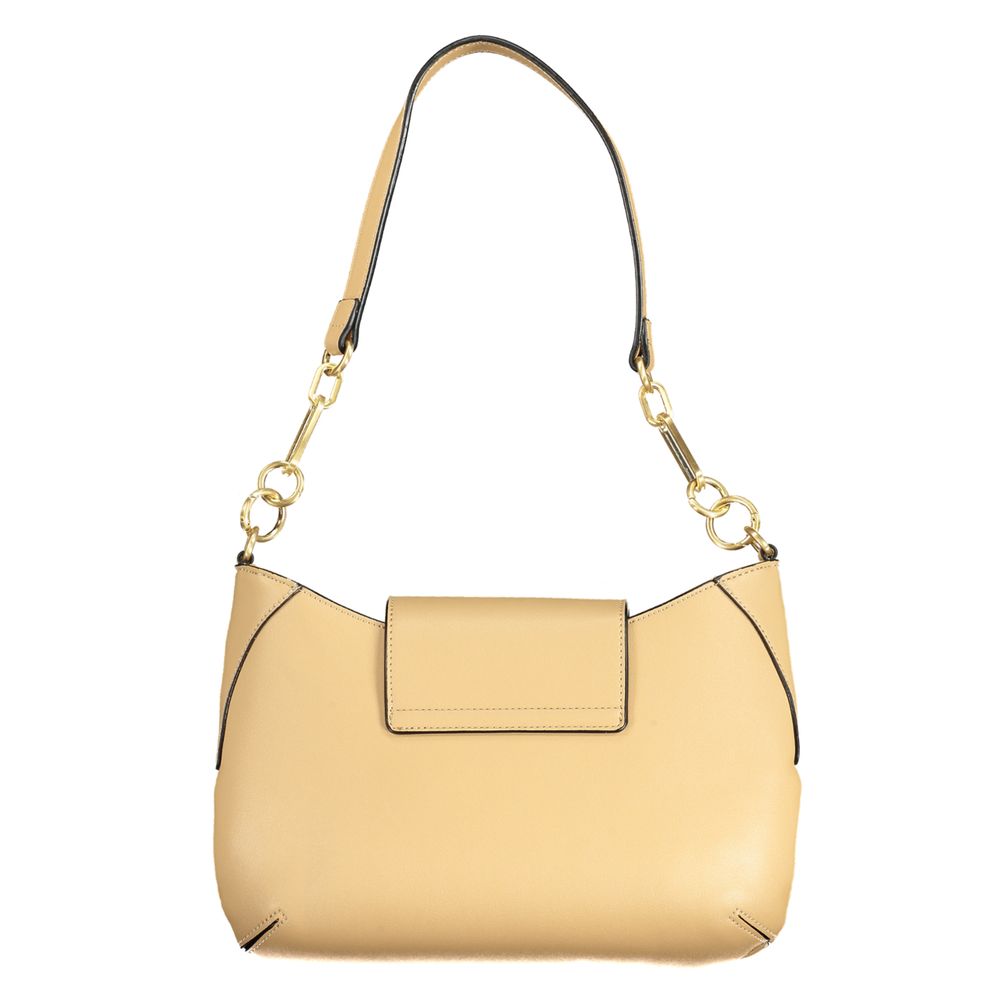 Beige Polyethylene Handbag - GlamHub Luxury and Icon Brand Clothing