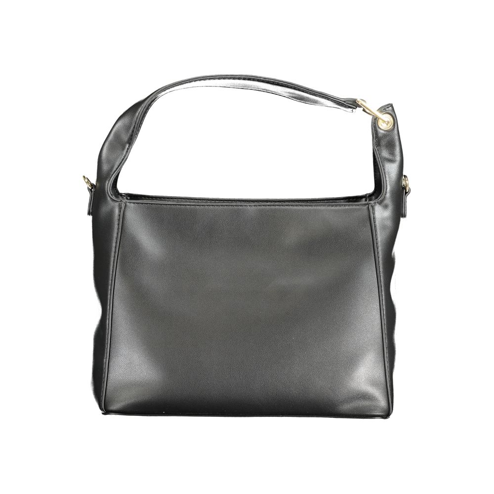 Black Polyethylene Handbag - GlamHub Luxury and Icon Brand Clothing