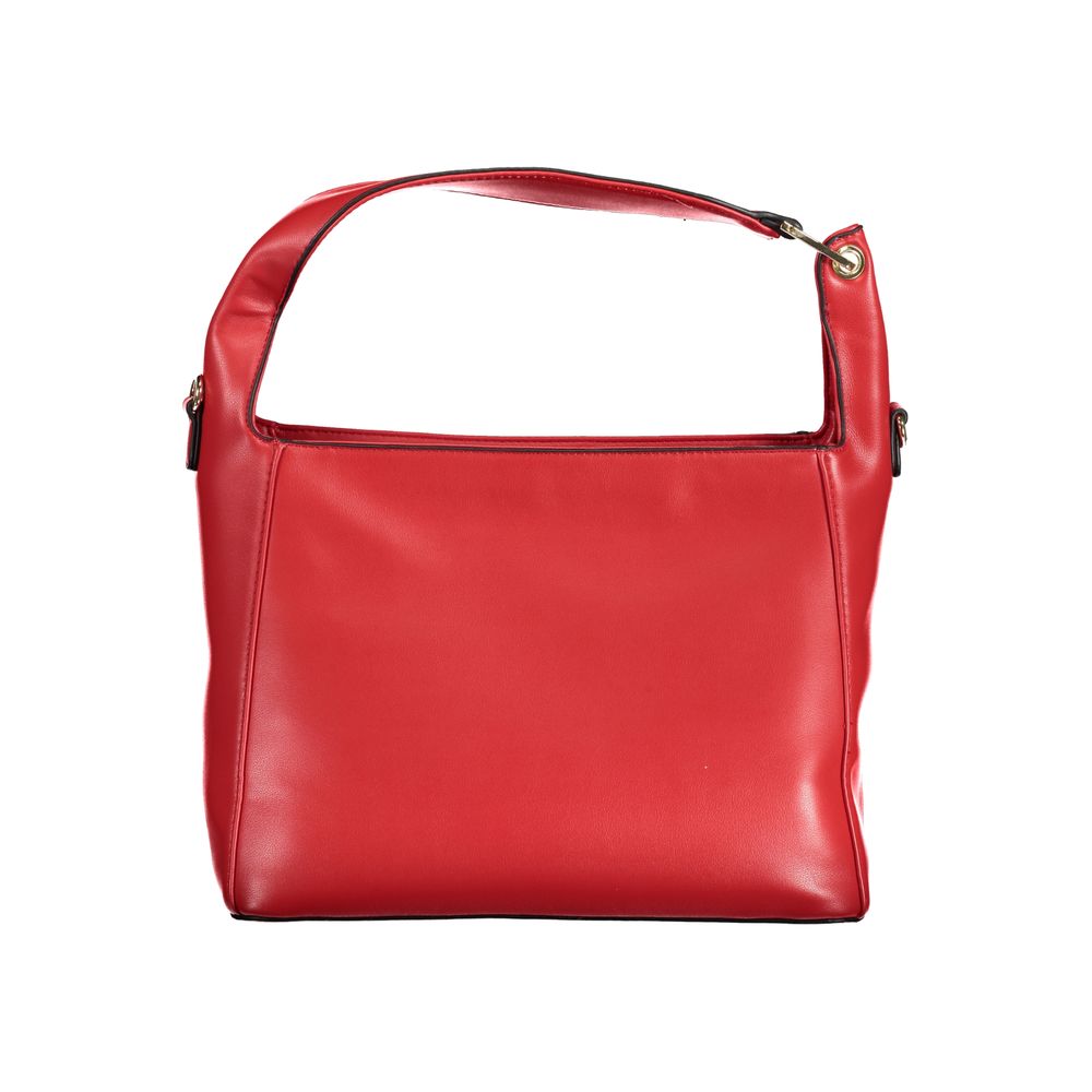 Red Polyethylene Handbag - GlamHub Luxury and Icon Brand Clothing