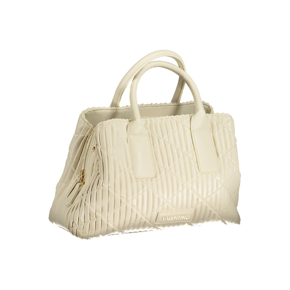 Beige Polyethylene Handbag - GlamHub Luxury and Icon Brand Clothing