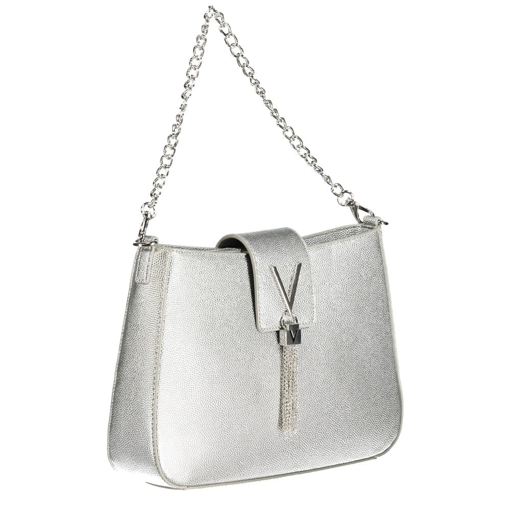 Silver Polyethylene Handbag - GlamHub Luxury and Icon Brand Clothing