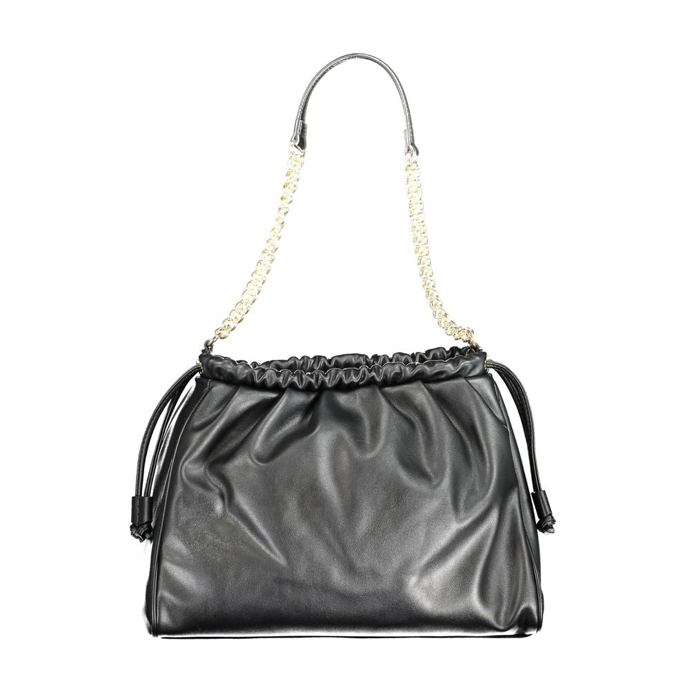 Black Polyethylene Handbag - GlamHub Luxury and Icon Brand Clothing