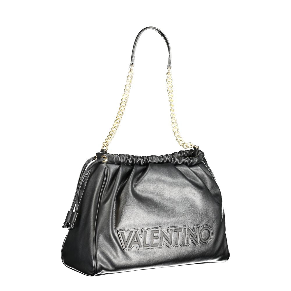 Black Polyethylene Handbag - GlamHub Luxury and Icon Brand Clothing