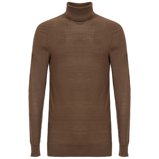 Brown Cashmere Sweater - GlamHub Luxury and Icon Brand Clothing