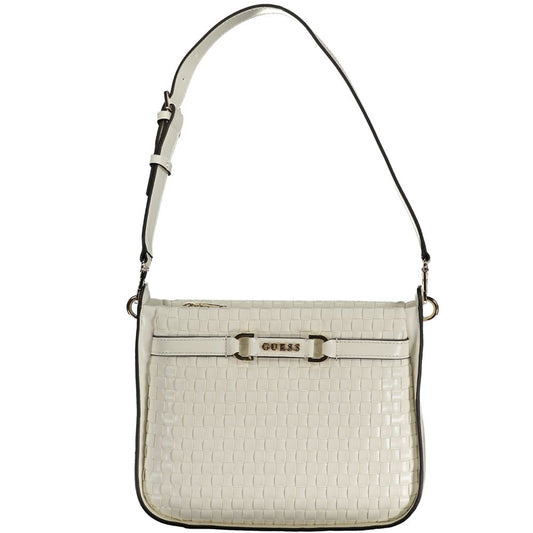 White Polyethylene Handbag - GLAMHUB BOUTIQUE 