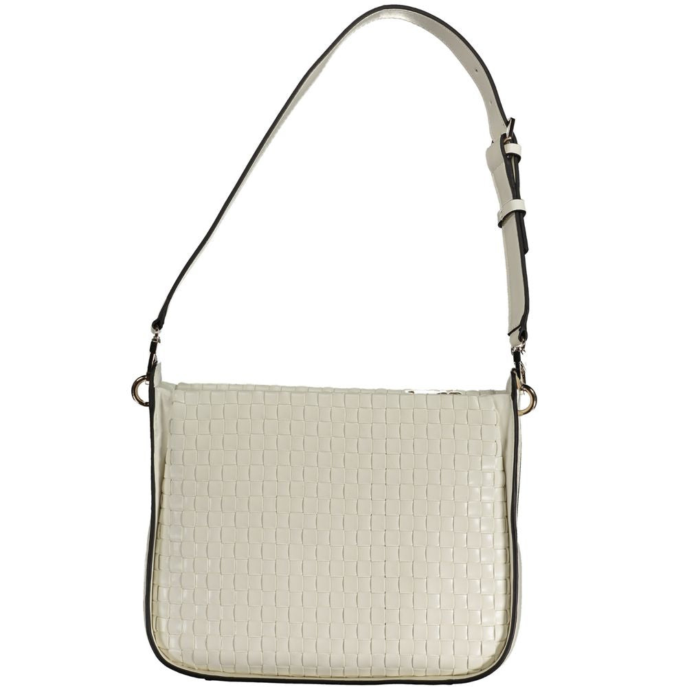 White Polyethylene Handbag - GLAMHUB BOUTIQUE 