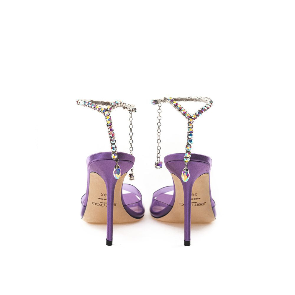 Purple Raso Sandal - GLAMHUB BOUTIQUE 