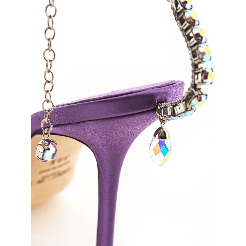 Purple Raso Sandal - GLAMHUB BOUTIQUE 