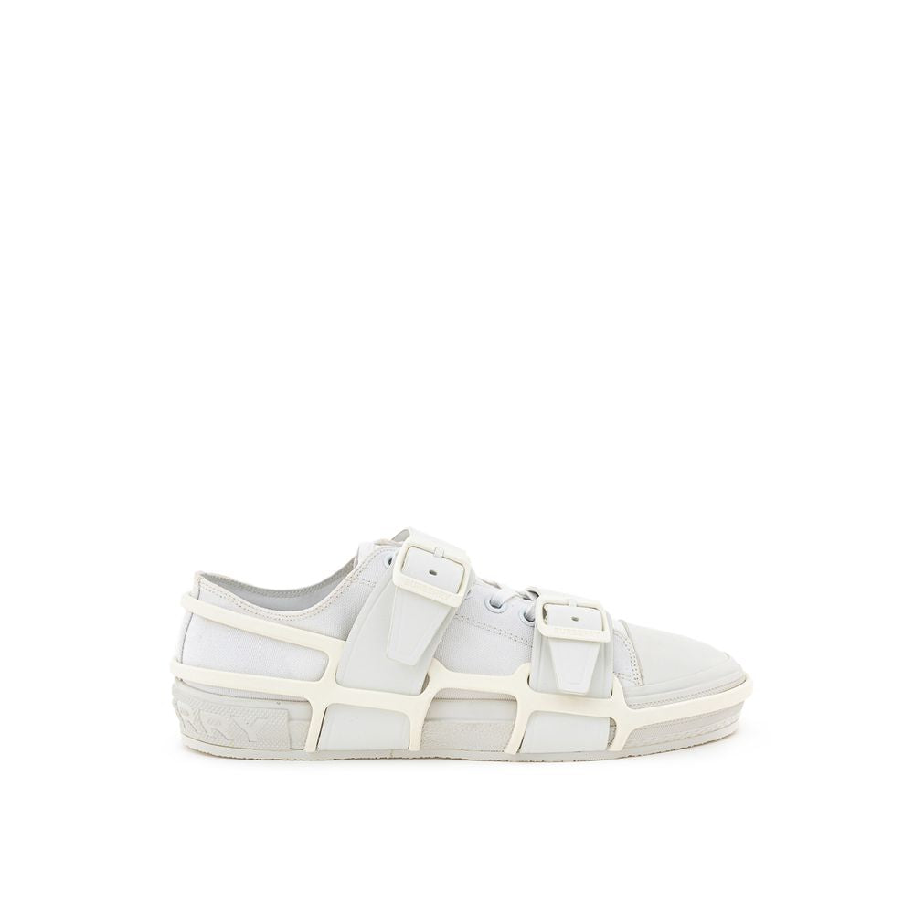 White Cotton Sneaker - GLAMHUB BOUTIQUE 