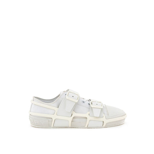 White Cotton Sneaker - GLAMHUB BOUTIQUE 