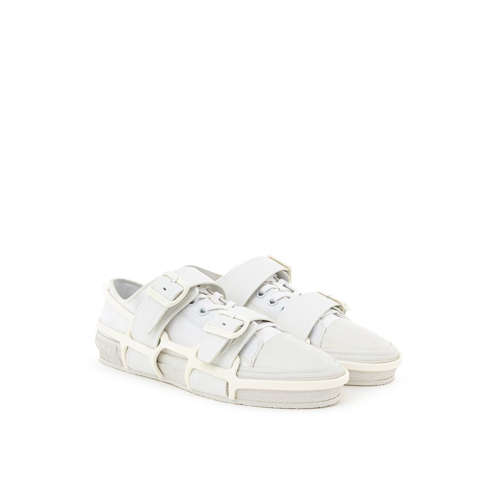 White Cotton Sneaker - GLAMHUB BOUTIQUE 