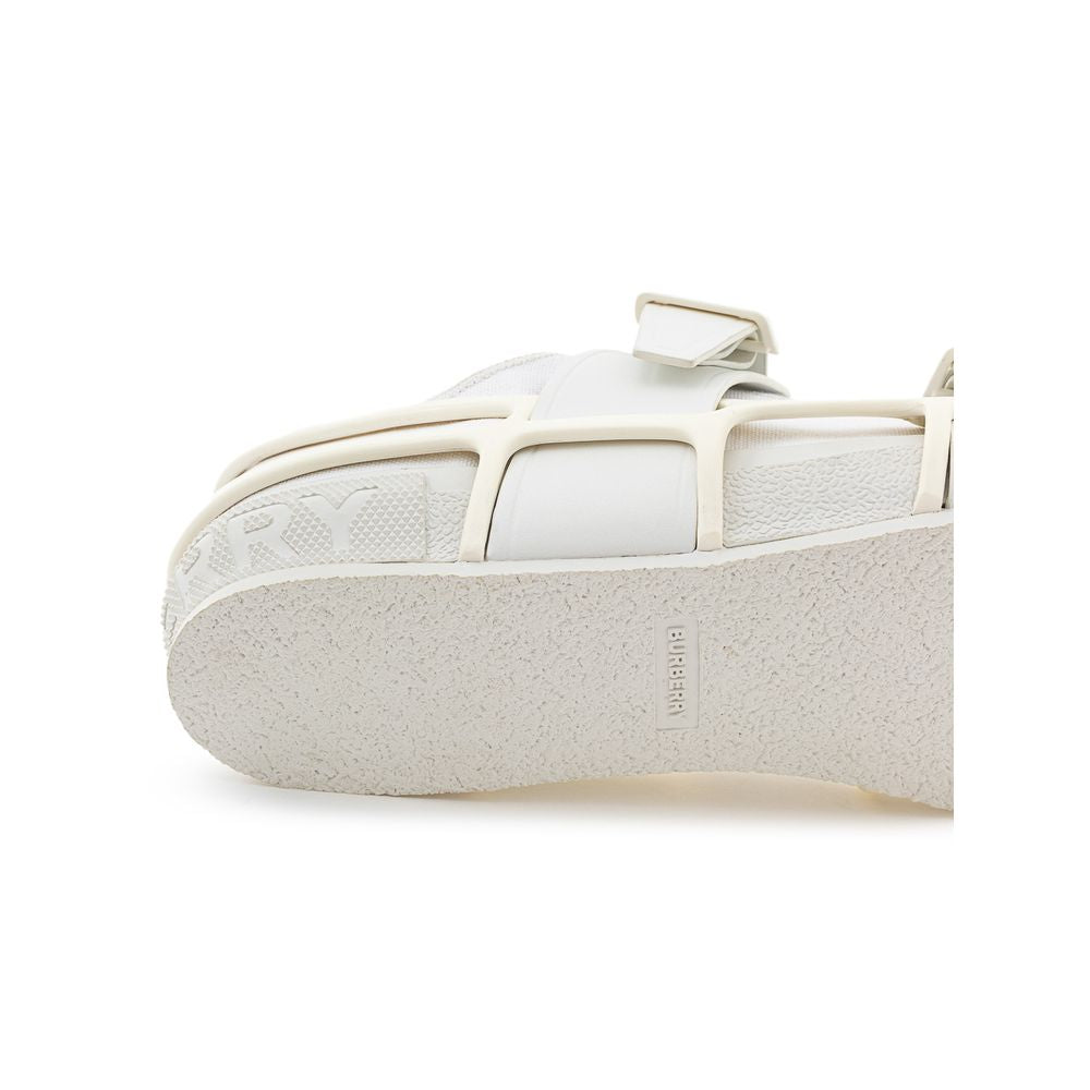 White Cotton Sneaker - GLAMHUB BOUTIQUE 