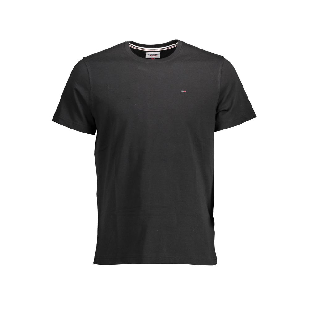 Black Cotton T-Shirt - GlamHub Luxury and Icon Brand Clothing