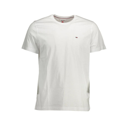 White Cotton T-Shirt - GlamHub Luxury and Icon Brand Clothing