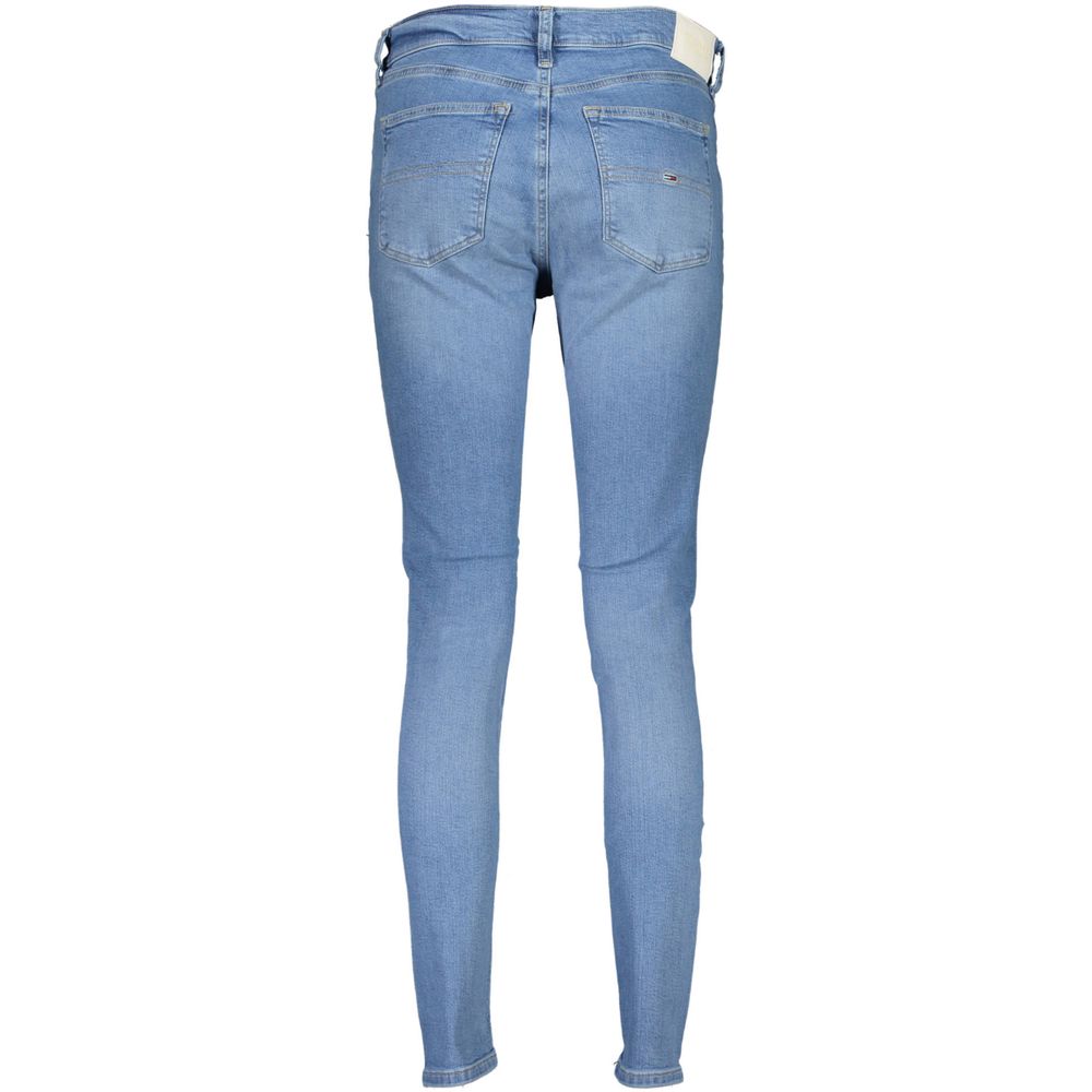 Light Blue Cotton Jeans & Pant - GLAMHUB BOUTIQUE 