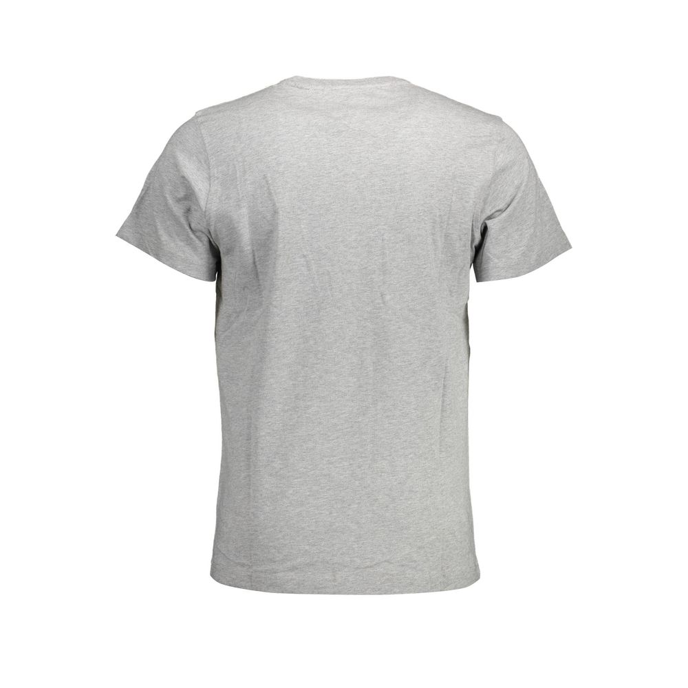 Gray Cotton T-Shirt - GLAMHUB BOUTIQUE 