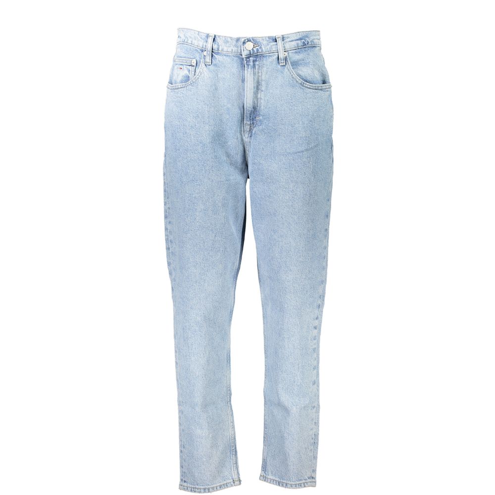 Light Blue Cotton Jeans & Pant - GLAMHUB BOUTIQUE 