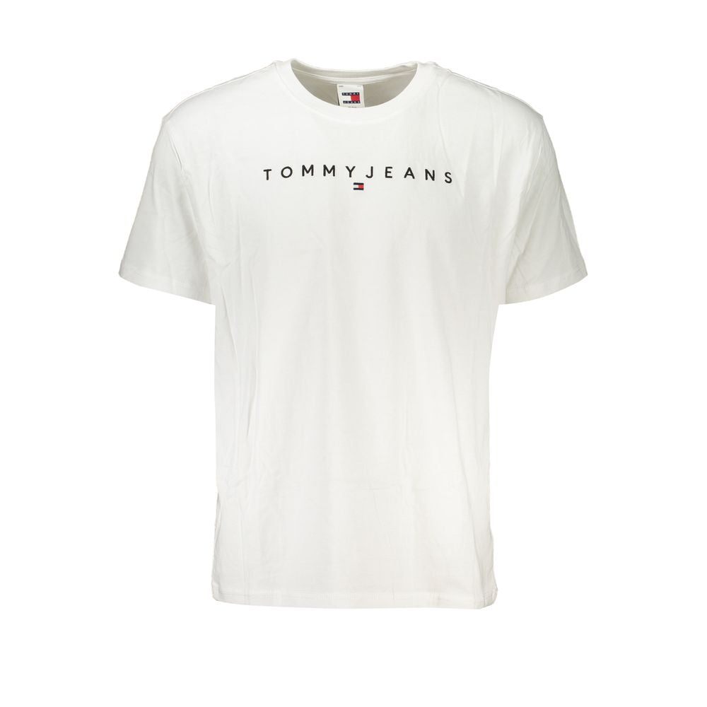 White Cotton T-Shirt - GlamHub Luxury and Icon Brand Clothing