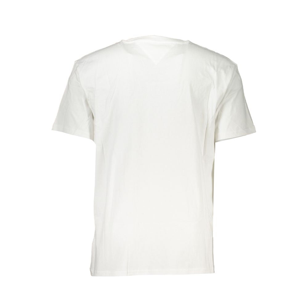 White Cotton T-Shirt - GlamHub Luxury and Icon Brand Clothing