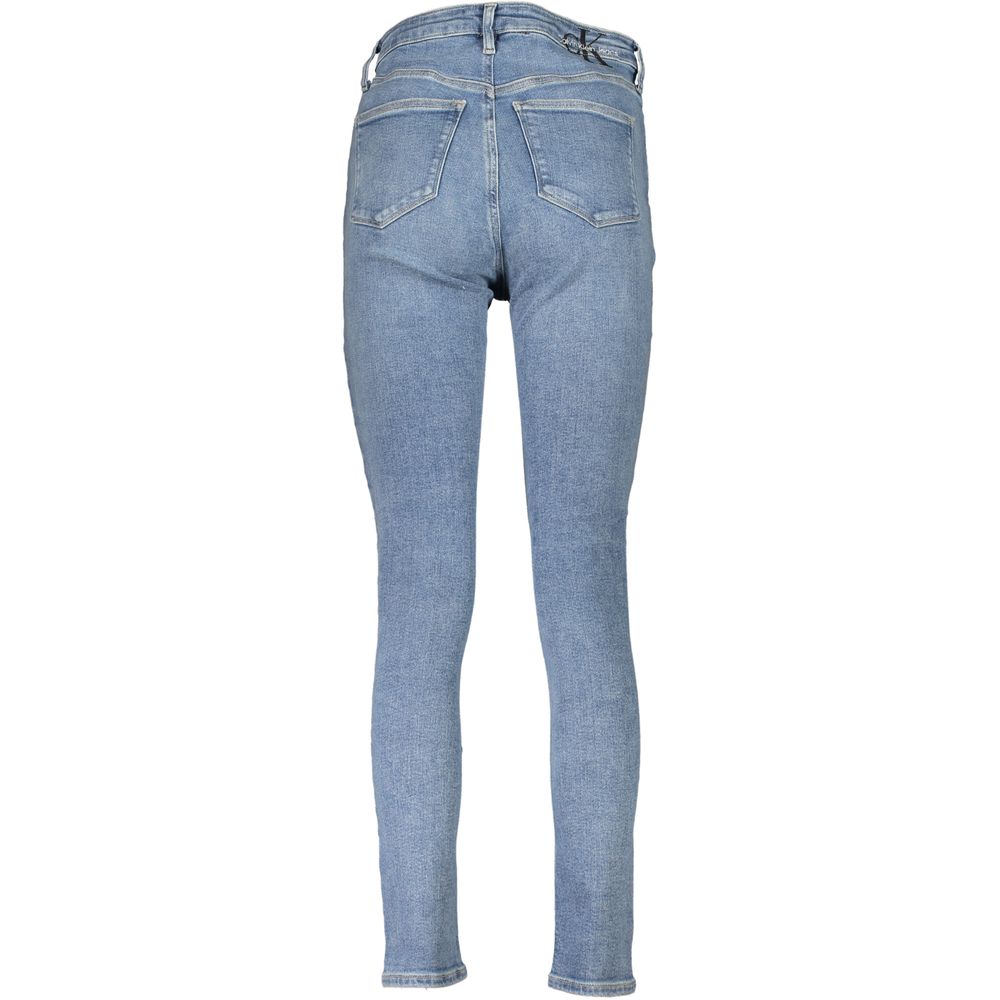 Light Blue Cotton Jeans & Pant - GLAMHUB BOUTIQUE 