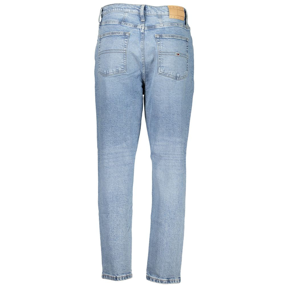 Light Blue Cotton Jeans & Pant - GLAMHUB BOUTIQUE 