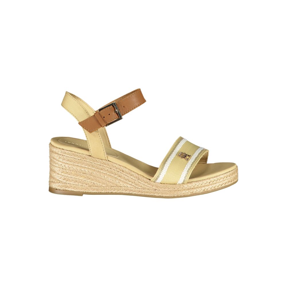 Beige Polyester Sandal - GLAMHUB BOUTIQUE 