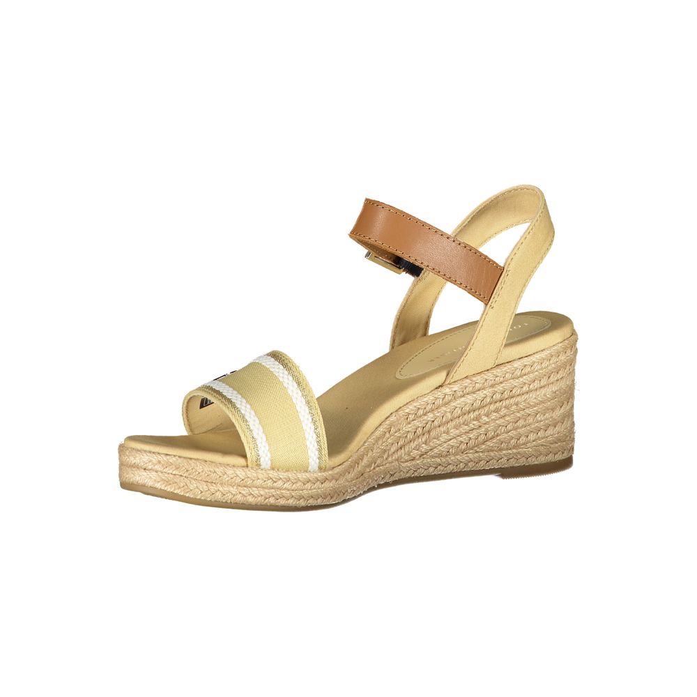 Beige Polyester Sandal - GLAMHUB BOUTIQUE 