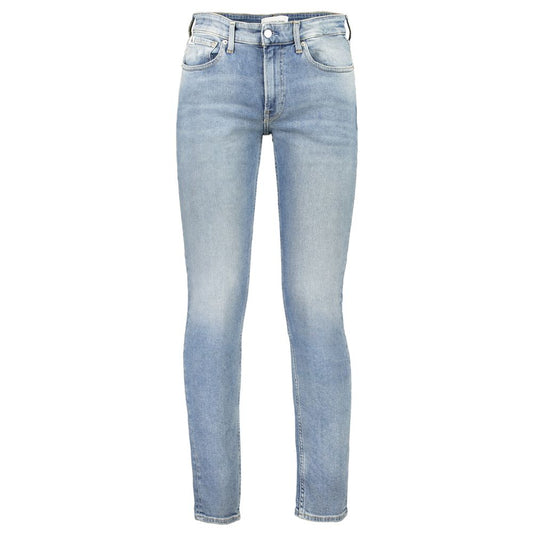 Blue Cotton Jeans & Pant - GlamHub Luxury and Icon Brand Clothing