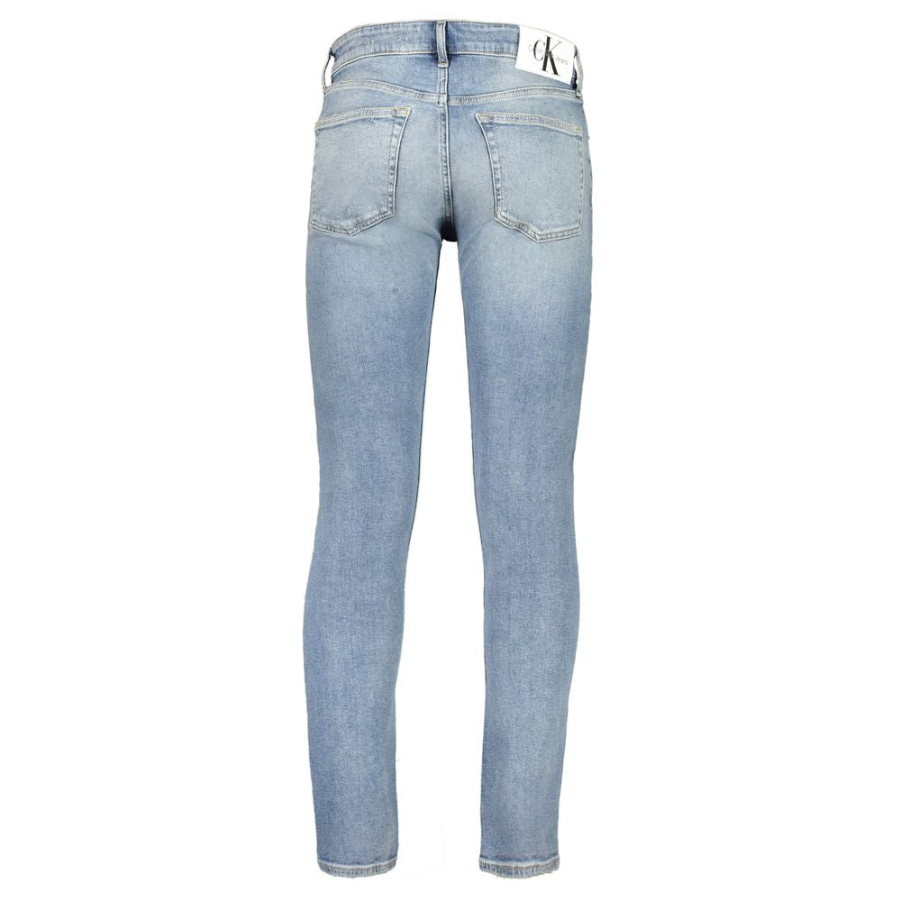 Blue Cotton Jeans & Pant - GlamHub Luxury and Icon Brand Clothing